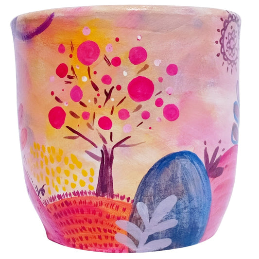 JARDÍN EN ROSA - MACETERO