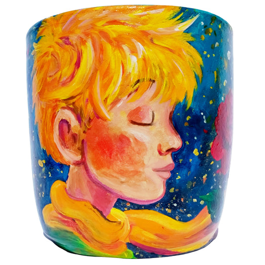 EL PRINCIPITO CON ROSA - MACETERO