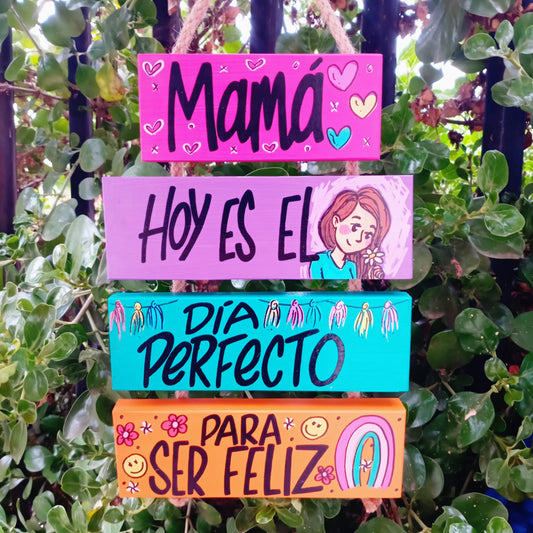 MAMÁ DÍA PERFECTO - COLGANTE