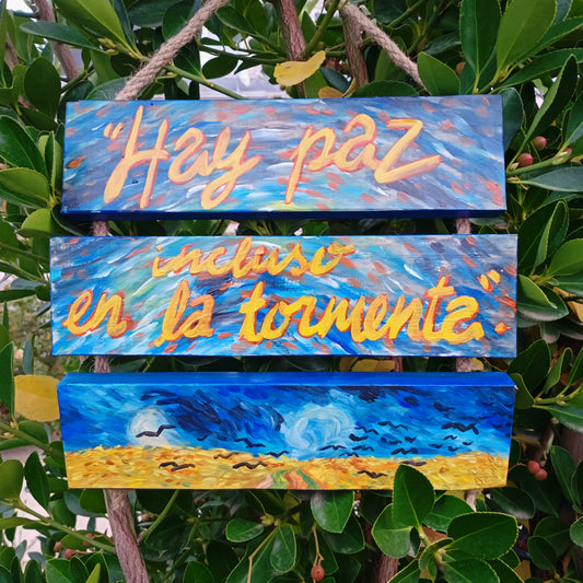HAY PAZ INCLUSO EN LA TORMENTA - COLGANTE