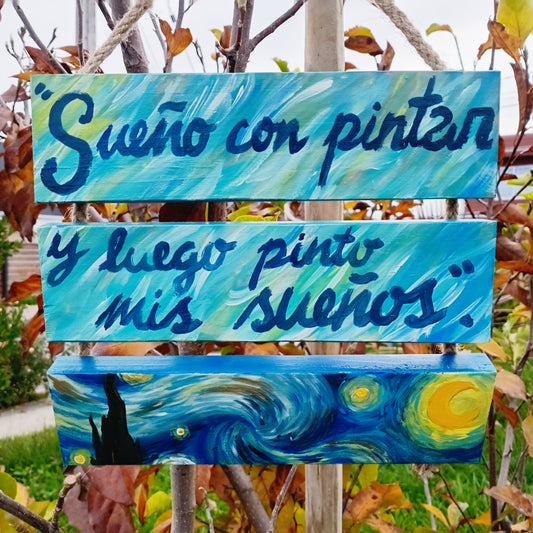 SUEÑO CON PINTAR - COLGANTE