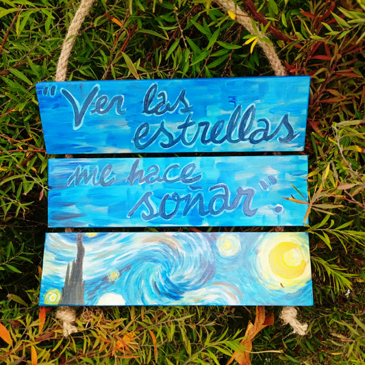 VER LAS ESTRELLAS ME HACE SOÑAR - COLGANTE