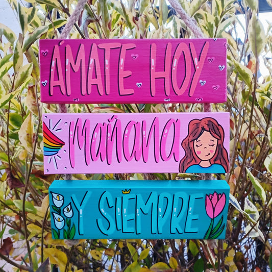 ÁMATE HOY, MAÑANA Y SIEMPRE - COLGANTE