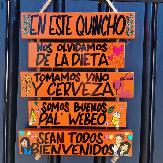 EN ESTE QUINCHO - COLGANTE