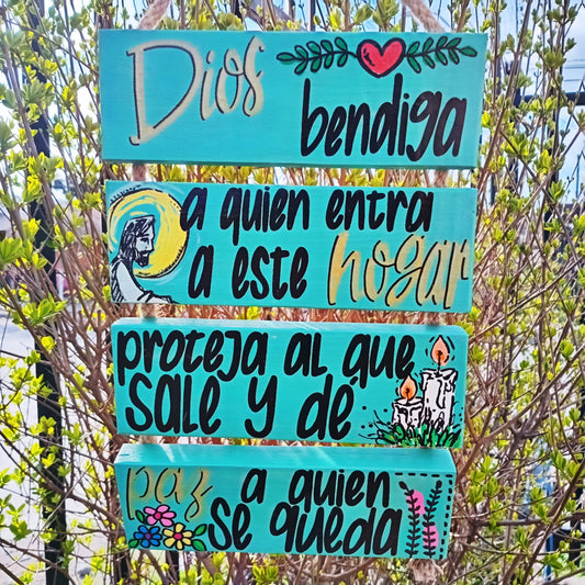 DIOS BENDIGA... - COLGANTE