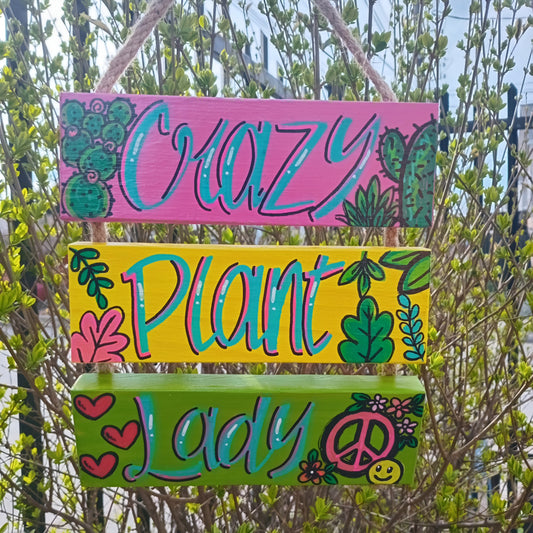 CRAZY PLANT LADY - COLGANTE