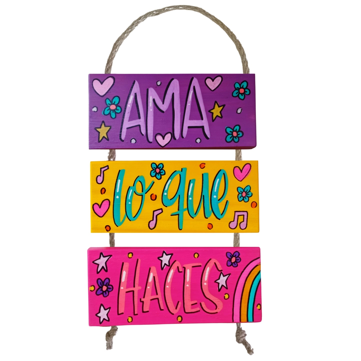 AMA LO QUE HACES - COLGANTE