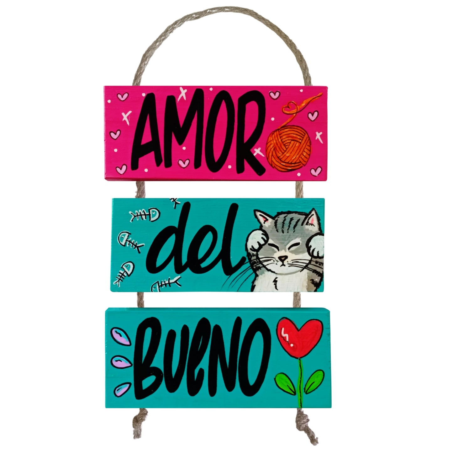 AMOR DEL BUENO (GATO) - COLGANTE