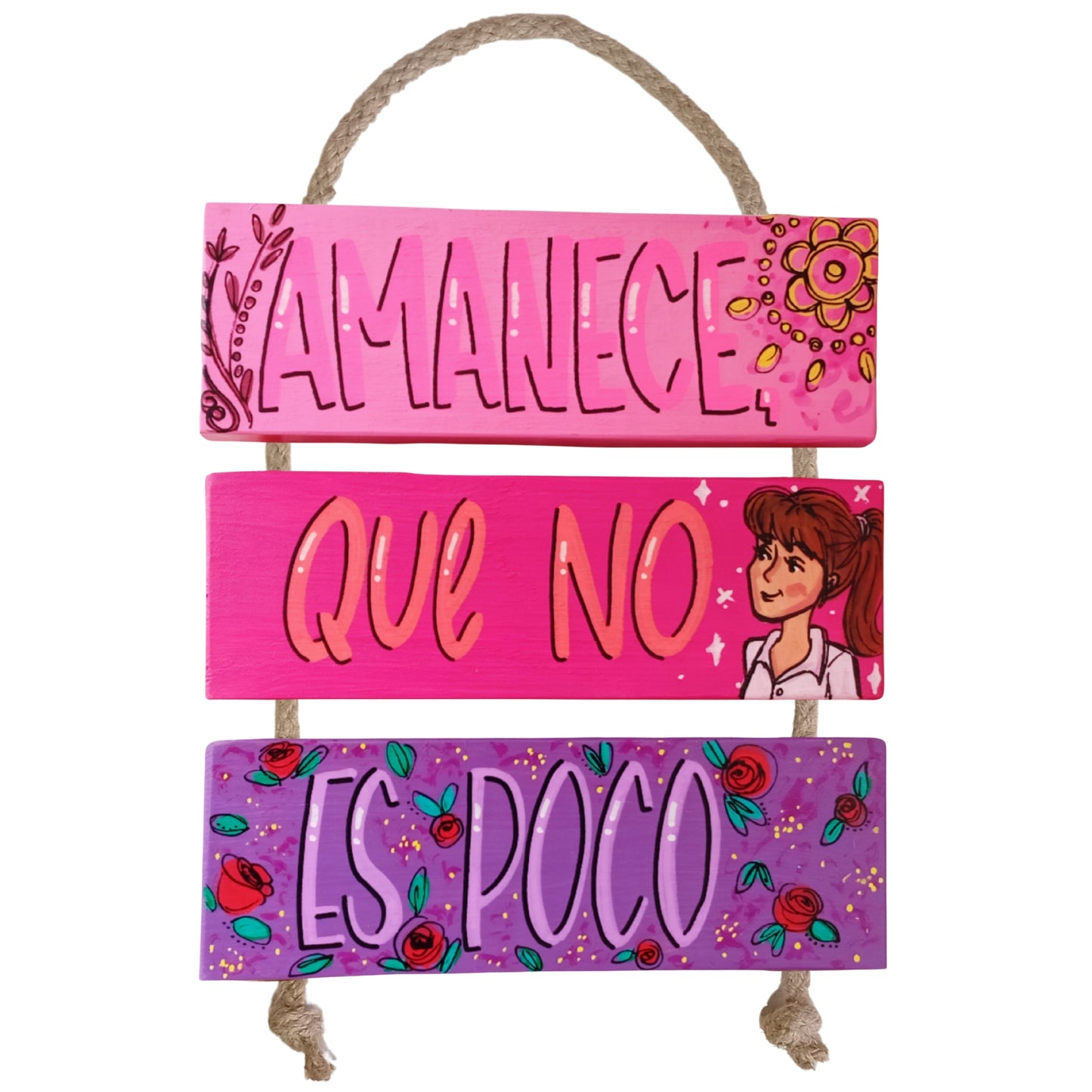 AMANECE, QUE NO ES POCO - COLGANTE