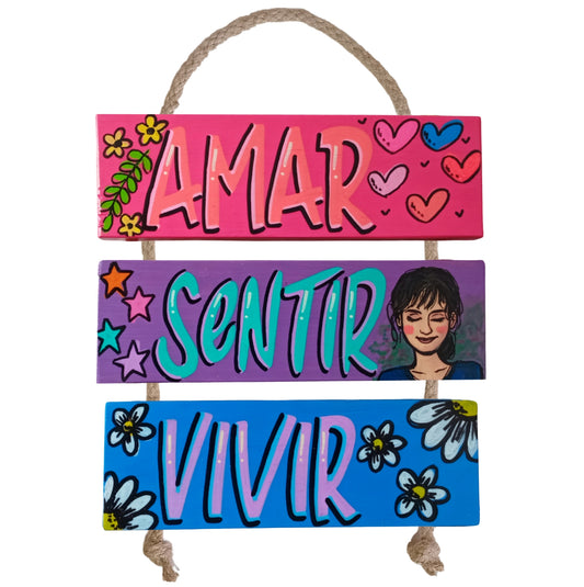 AMAR, SENTIR, VIVIR - COLGANTE