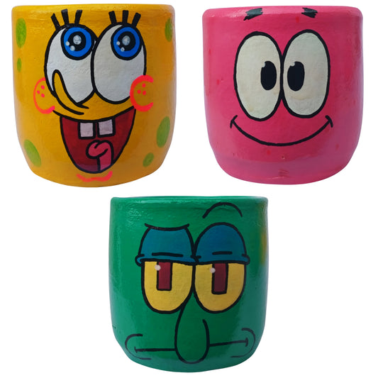 BOB ESPONJA SET II - MACETEROS