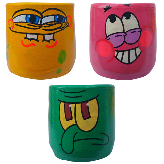 BOB ESPONJA SET III - MACETEROS
