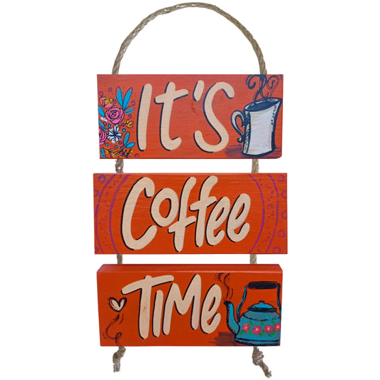 IT'S COFFEE TIME - COLGANTE