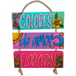 COLORES DE AMOR FLORECERÁN - COLGANTE