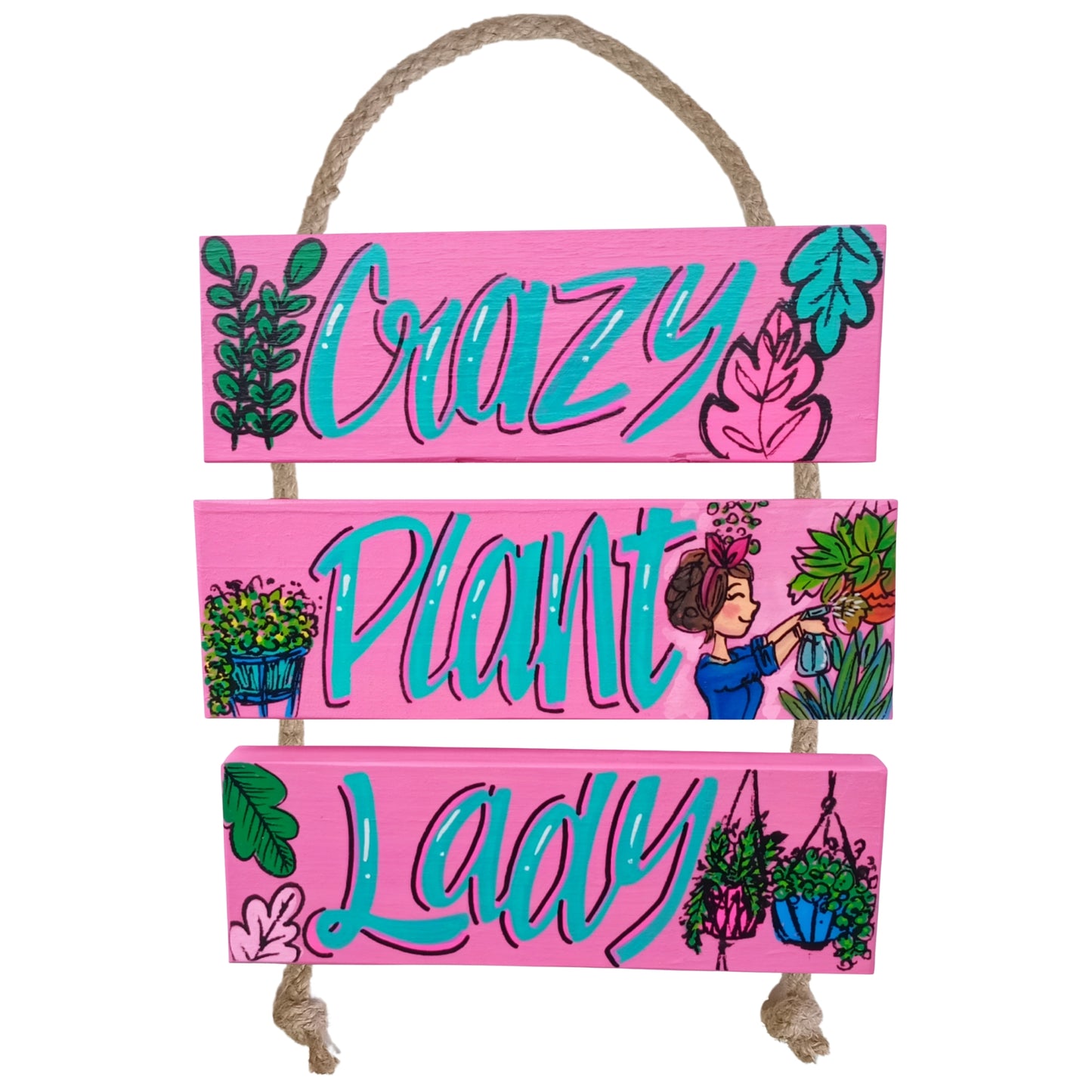 CRAZY PLANT LADY - COLGANTE