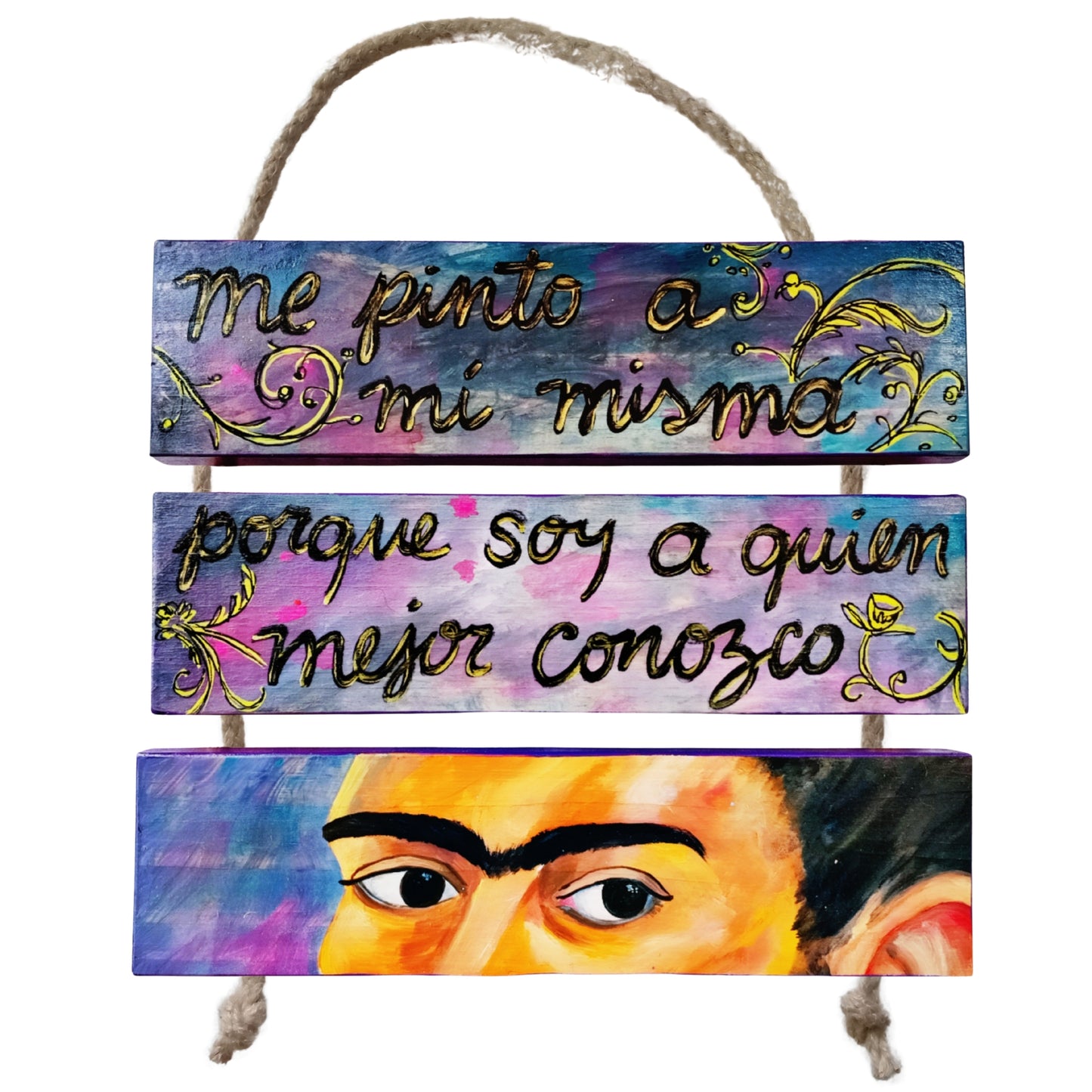 ME PINTO A MÍ MISMA FRIDA - COLGANTE