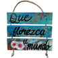 QUE FLOREZCA EL MUNDO - COLGANTE