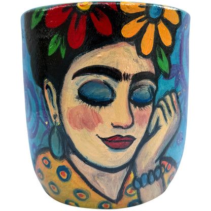 FRIDA KAHLO EN TURQUEZA - MACETERO