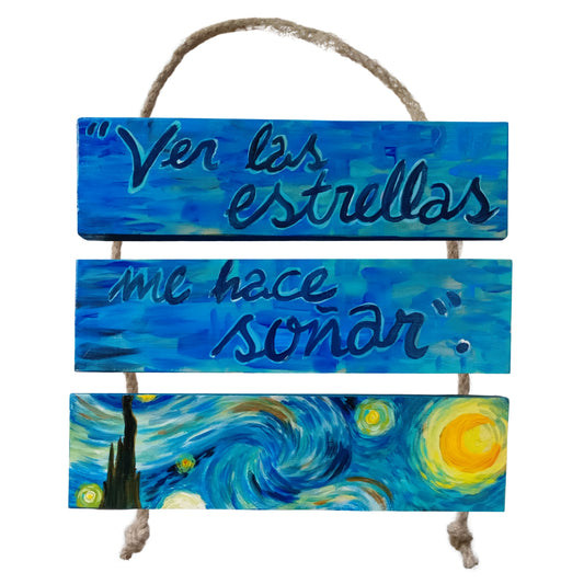 VER LAS ESTRELLAS ME HACE SOÑAR - COLGANTE