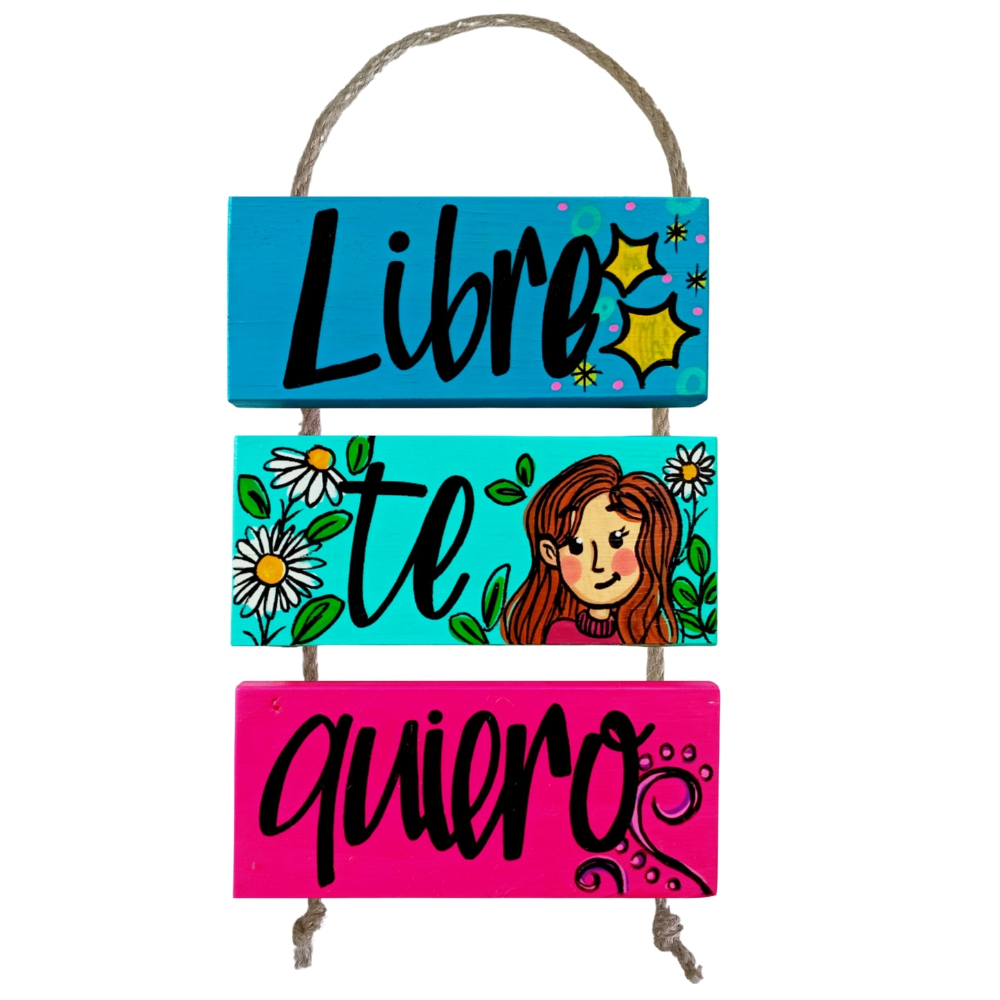 LIBRE TE QUIERO - COLGANTE