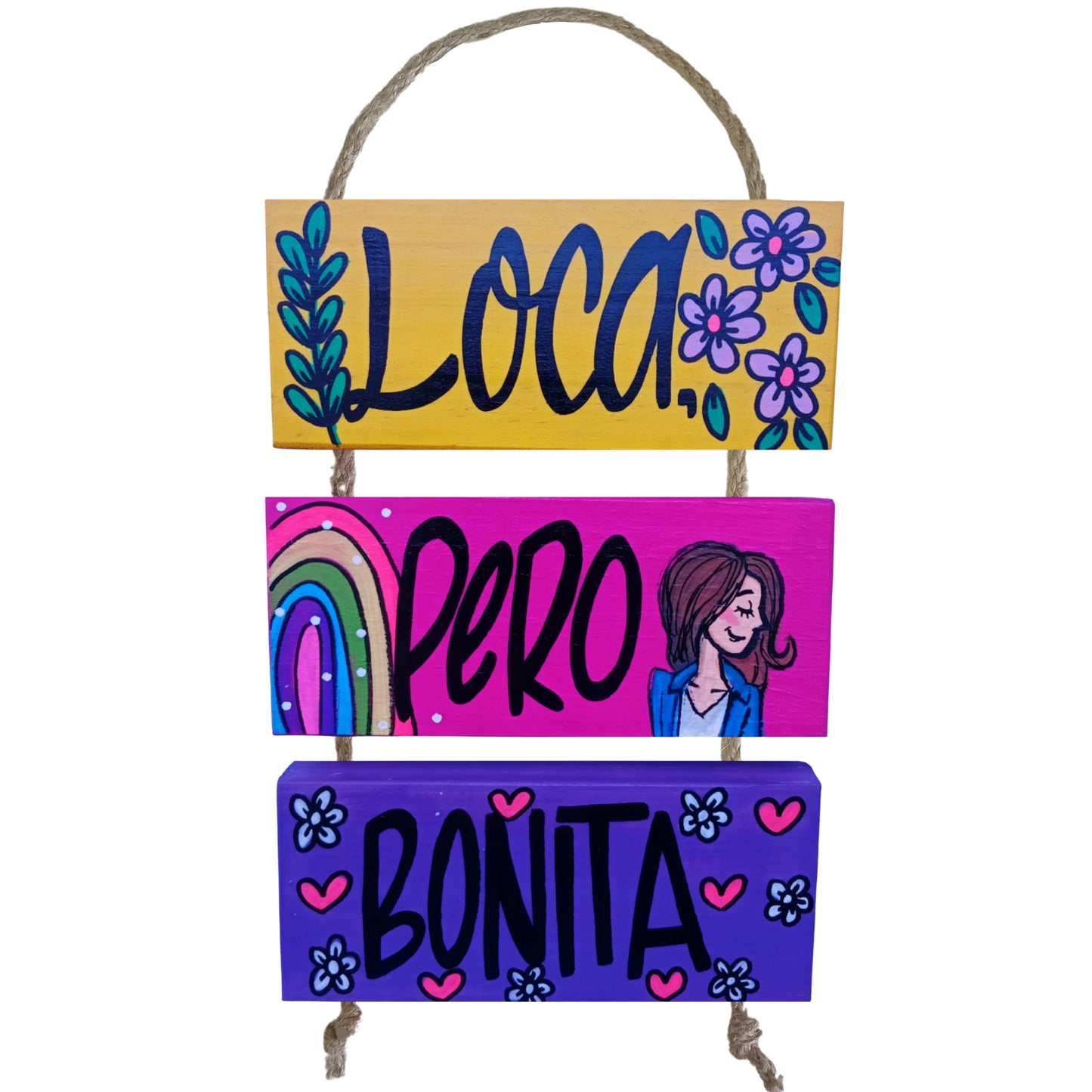 LOCA, PERO BONITA - COLGANTE