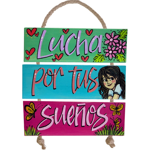 LUCHA POR TUS SUEÑOS - COLGANTE