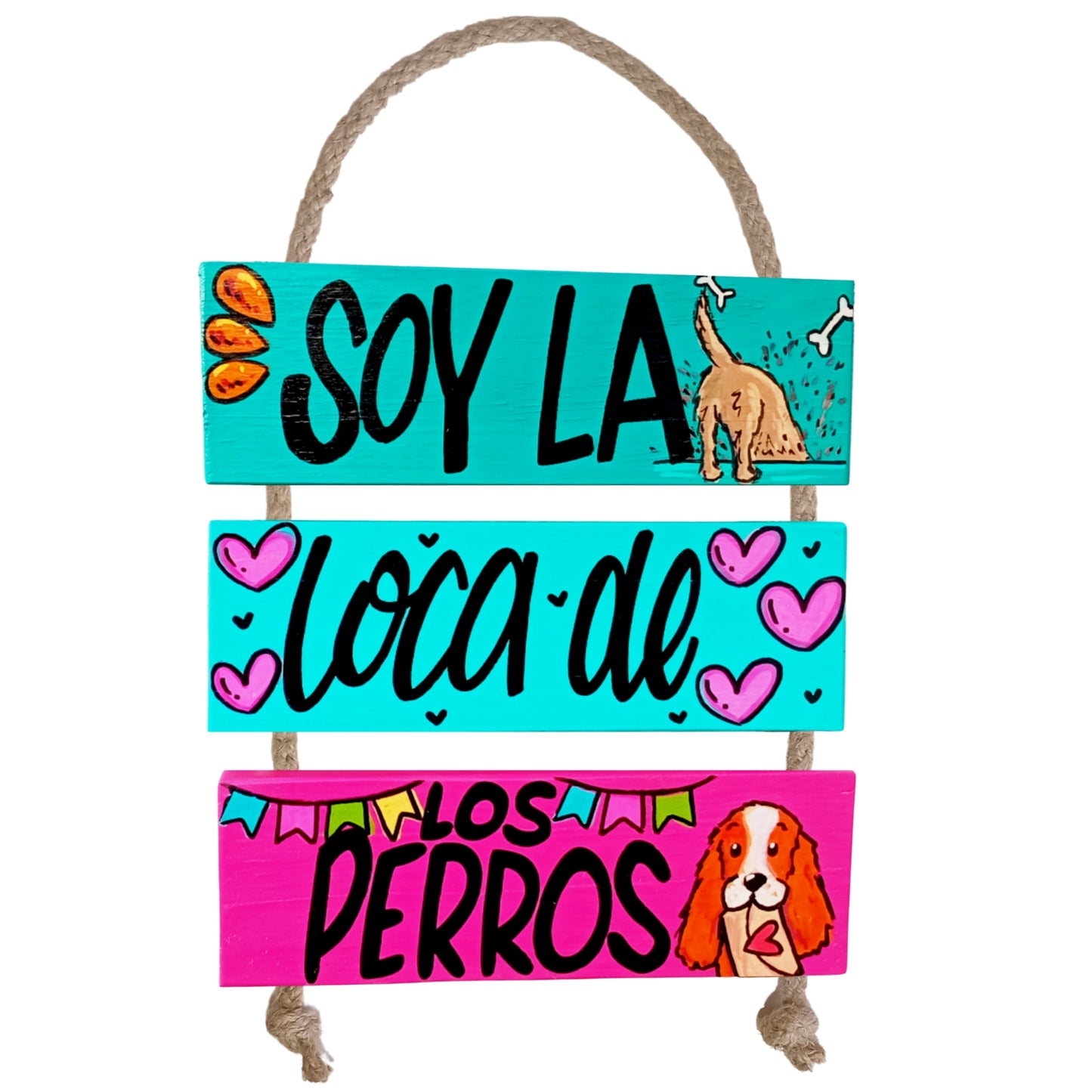 SOY LA LOCA LOS PERROS - COLGANTE