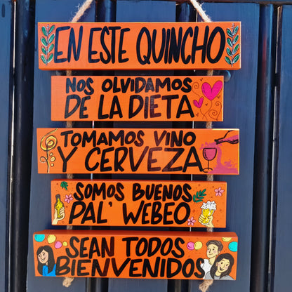 EN ESTE QUINCHO - COLGANTE