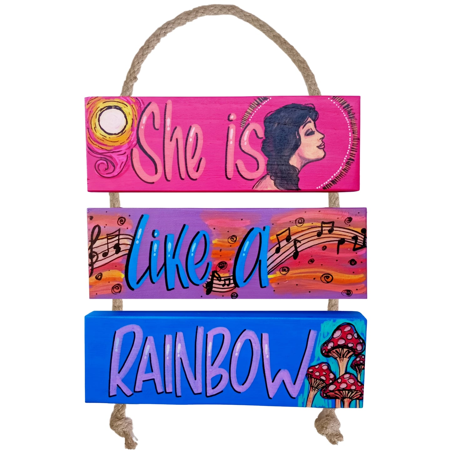 SHE IS LIKE A RAINBOW - COLGANTE