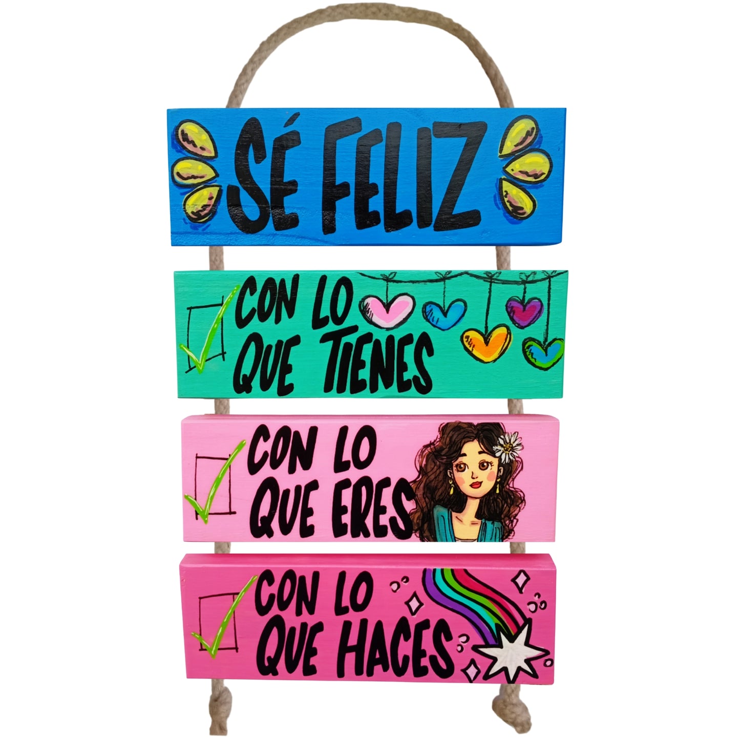 SÉ FELIZ - COLGANTE