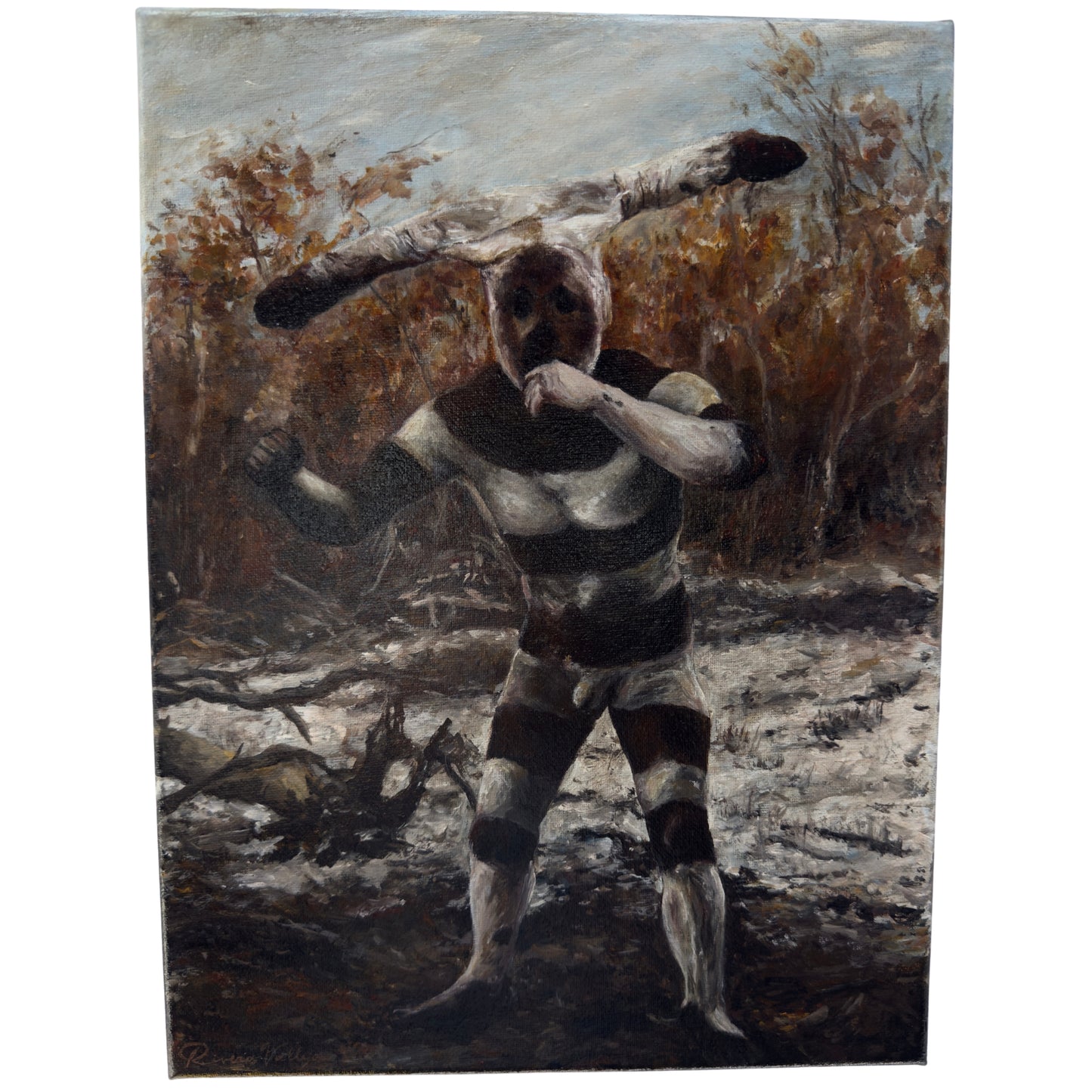 KÓTAIX / HALAHÁCHES, HOMBRE SELK'NAM - PINTURA