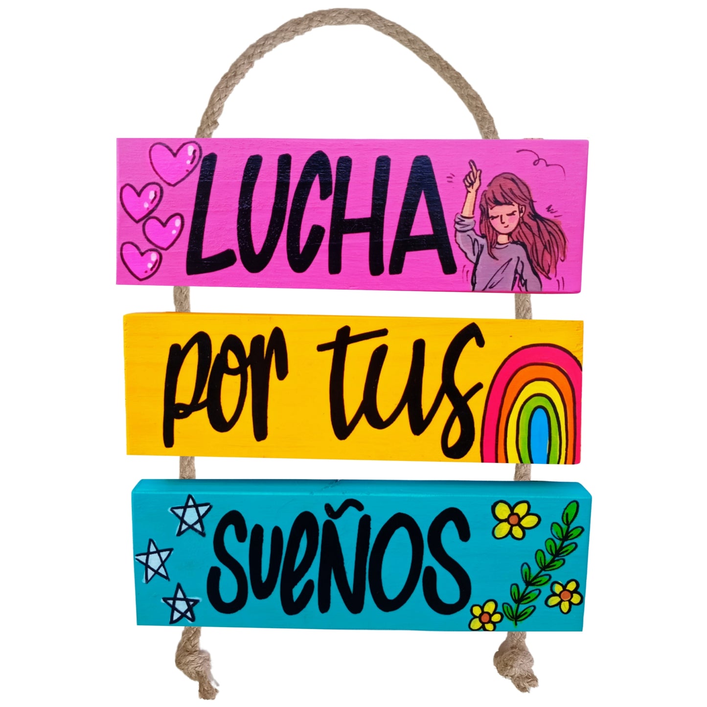 LUCHA POR TUS SUEÑOS - COLGANTE