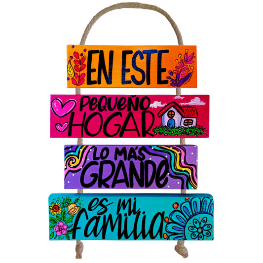 EN ESTE PEQUEÑO HOGAR - COLGANTE