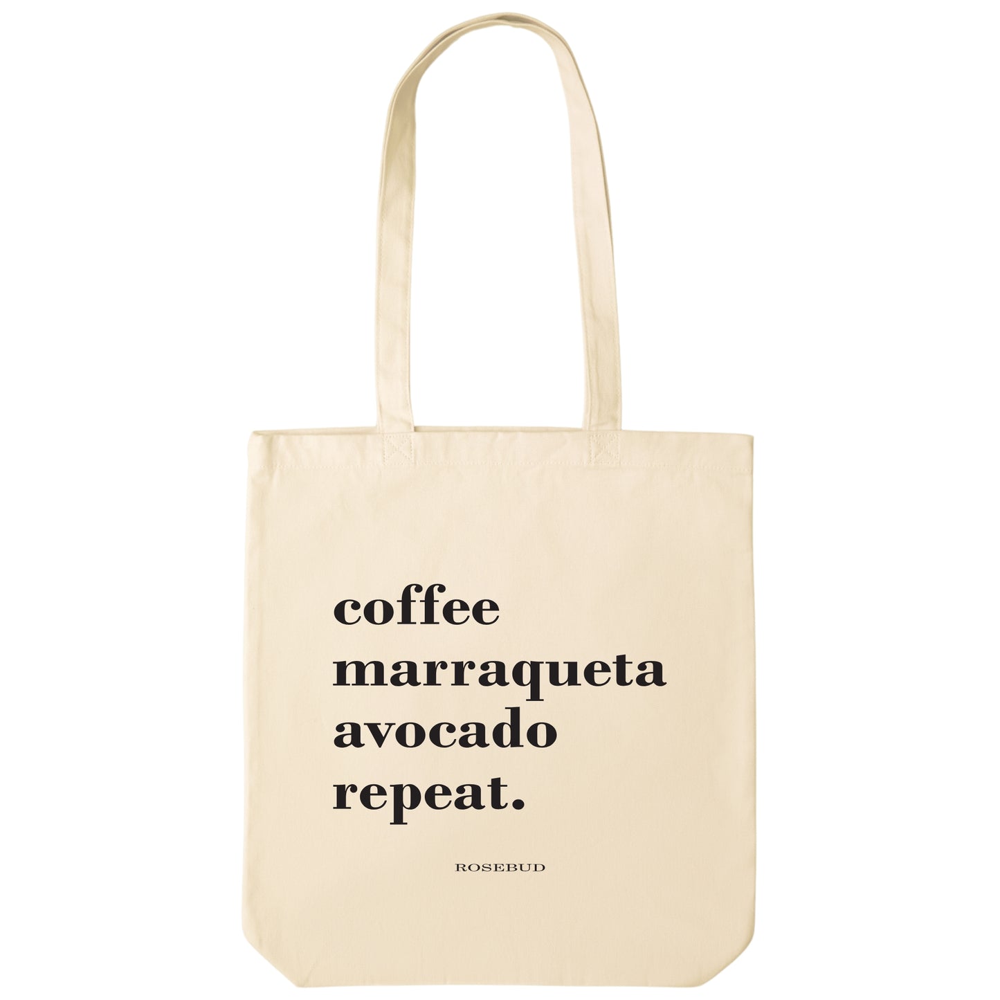 COFFEE MARRAQUETA AVOCADO REPEAT - TOTE BAG